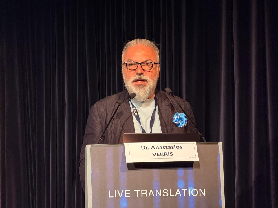 Στιγμιότυπο από τη συμμετοχή του Δρ. Αναστάσιου Βεκρή στο AIME Congress 2026